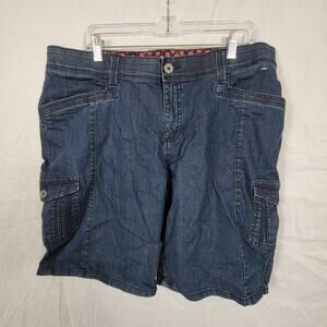 Lee Sinfully Soft Cotton Women's 16W Medium Blue Shorts
